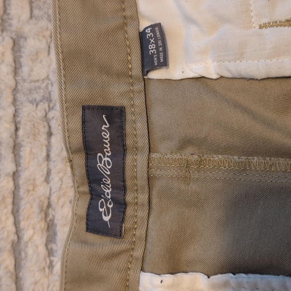 Eddie Bauer Men's Khaki Chinos - Picture 3 of 6